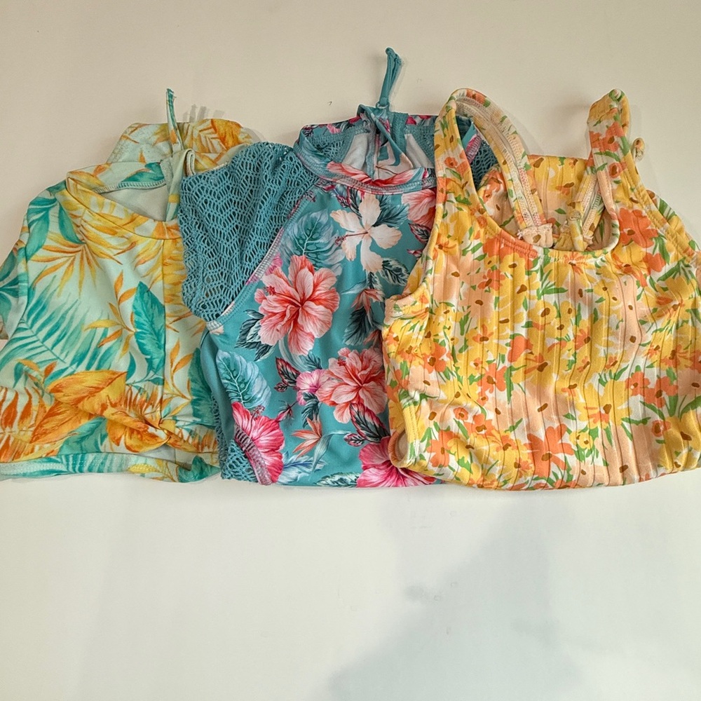 Art Class  Floral Swimwear -Bundle of 3